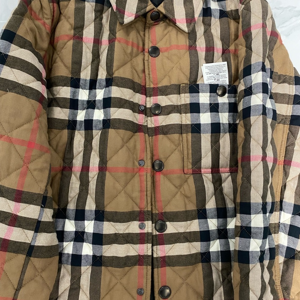 Designer Burberry Quilted Italy jacket Men